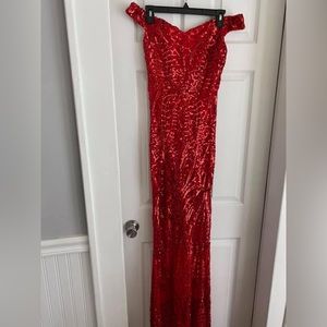 Beautiful red dress. Never worn